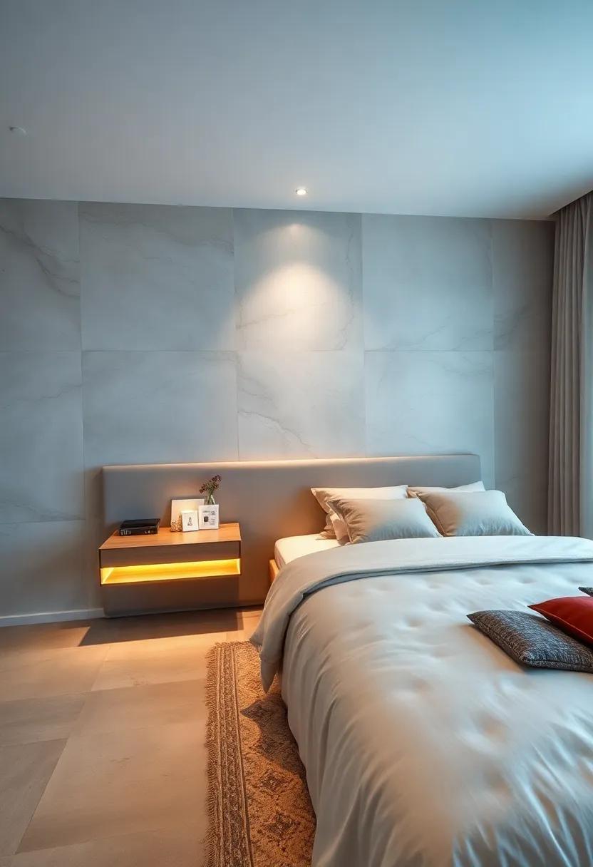 Floating Nightstands: Maximize space and create a modern vibe ⁤with stylish floating ⁣nightstands ⁢that blend seamlessly into a ⁤minimalist‌ design