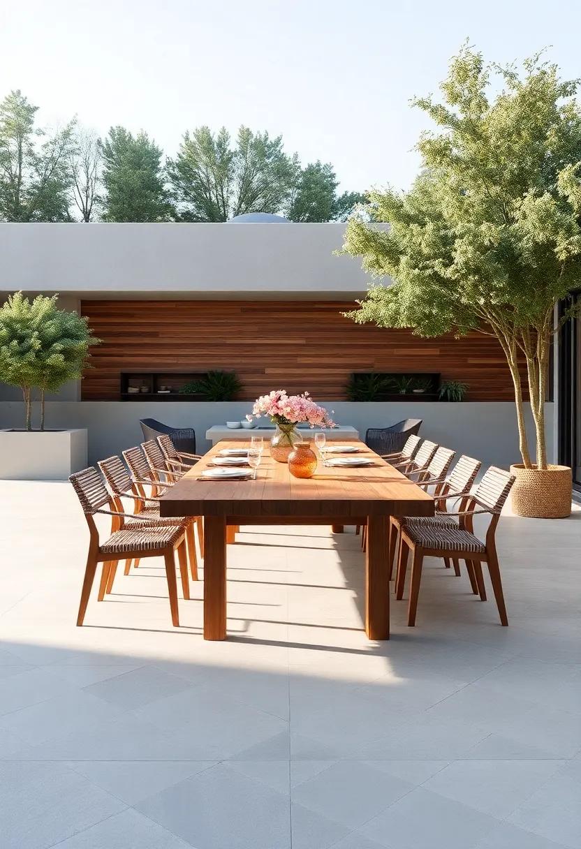 Outdoor Appeal: A weather-resistant teak table that easily extends for alfresco gatherings, ideal for creating a seamless transition‌ between indoor and outdoor⁤ spaces