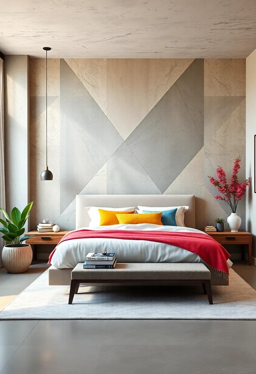 Bright⁢ accents Against Neutral Backgrounds ​to energize Your⁢ Bedroom Retreat