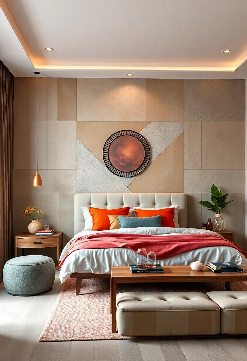 Mixing⁣ Geometric‌ Styles with Minimalist ⁤Decor for a ​Cohesive Bedroom Look
