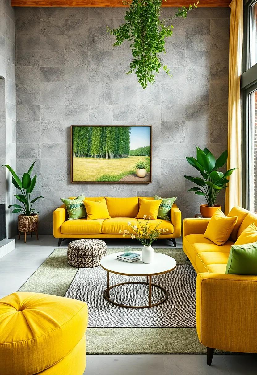 Bringing Nature Indoors with Lush Green Textiles for⁣ a Refreshing Touch