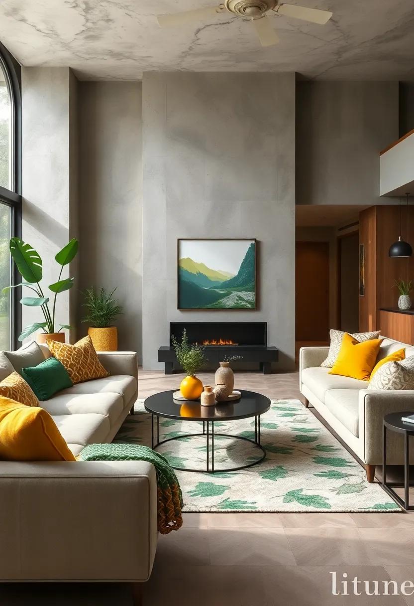 Creating Harmony: How Green and Yellow Work in Tandem Across Designs