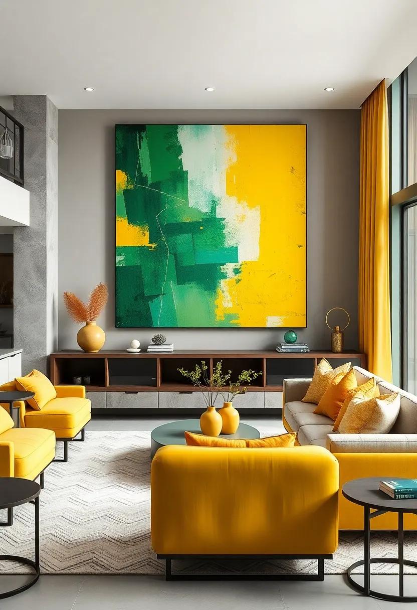 Sunshine and Serenity: The ⁣Power ‍of Yellow Accents in Your⁤ Living Room