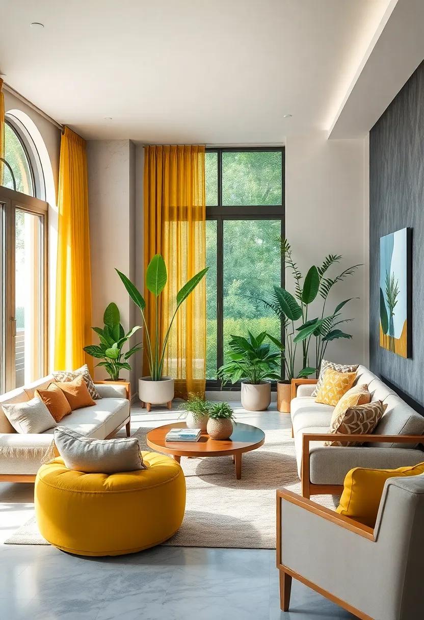 Natural‍ Light and⁤ Greenery: Enhancing Atmosphere with window Treatments