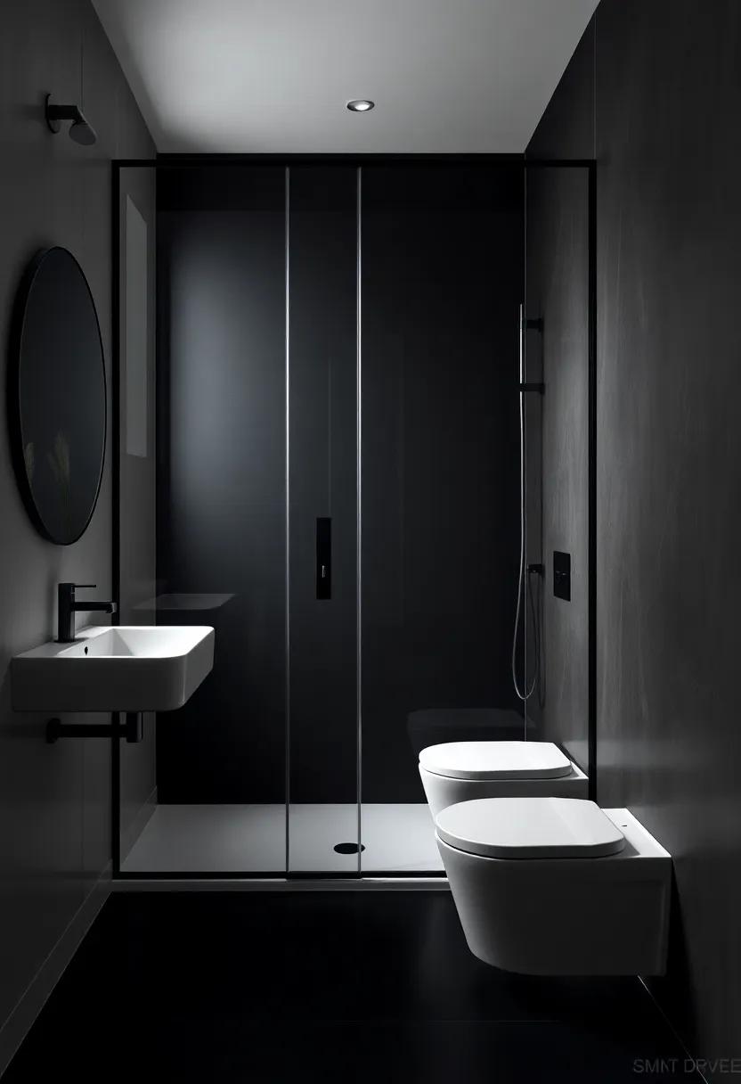 Black-framed Shower Enclosures: A frameless black enclosure ‌creates ⁤a sleek and⁣ modern look,giving ​an open feel while ​still being distinctly bold