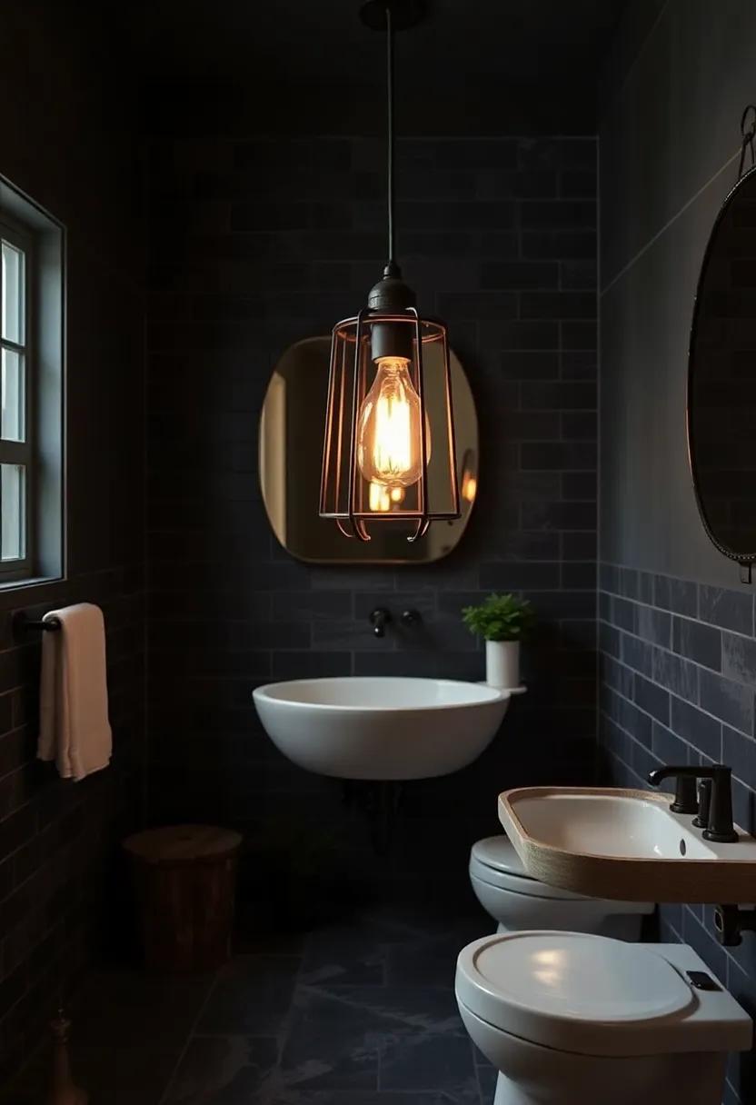 Rustic Lighting Fixtures: Vintage ​Edison bulbs enclosed in black metal cages offer a warm⁤ glow and‍ nostalgic⁢ charm while remaining distinctly modern
