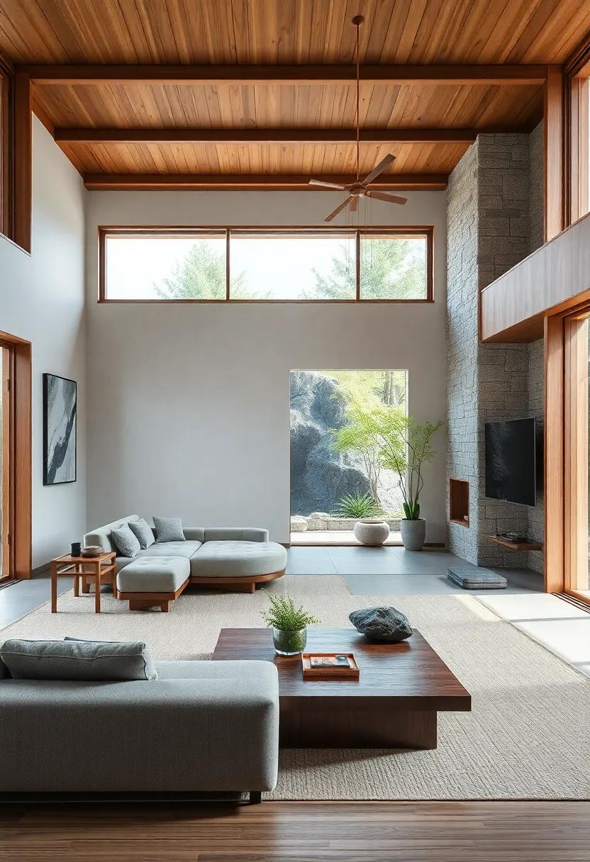 Harmonious Balance:⁤ Integrating stone with Traditional Wood ⁢Elements