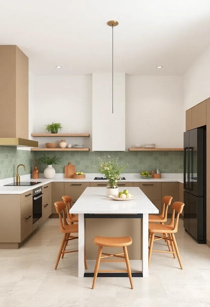 Bright Olive and⁣ Warm Beige: Make use of unique​ olive greens combined with warm beige tones to create ⁣a contemporary yet‌ inviting​ atmosphere