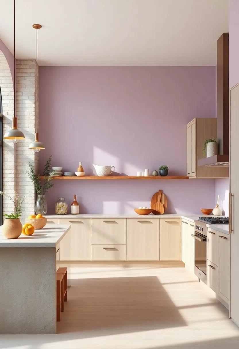 Fresh ⁢Lavender⁤ and ⁣Soft Beige: For⁤ a ⁢light and⁤ uplifting environment, combine gentle lavender walls with soft beige‍ cabinetry to ⁣create harmony