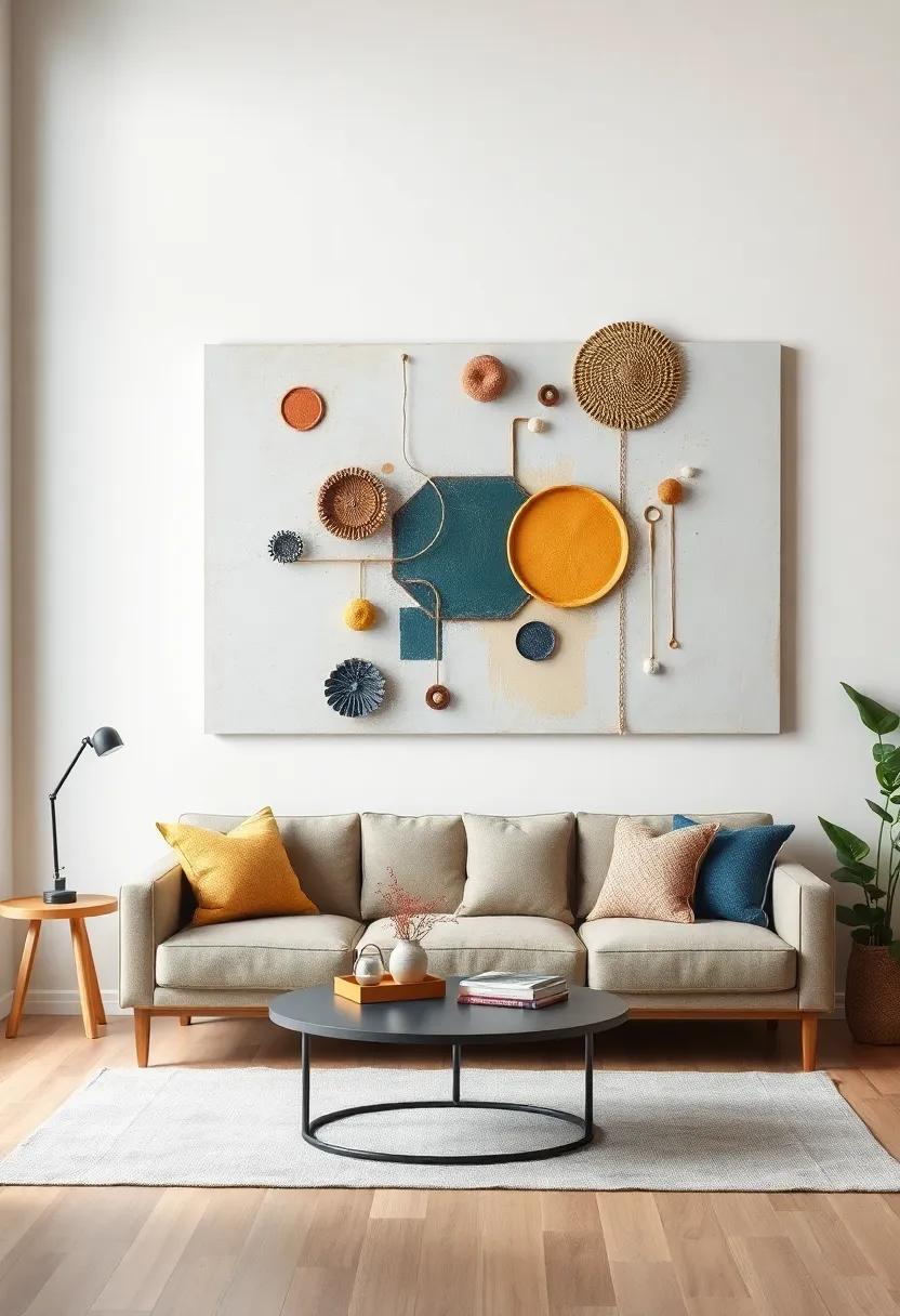 Mixed Media Installations:‌ Experiment ‌with mixed media wall‍ art that combines paint, textile, ‍and three-dimensional objects for ‌an eclectic aesthetic