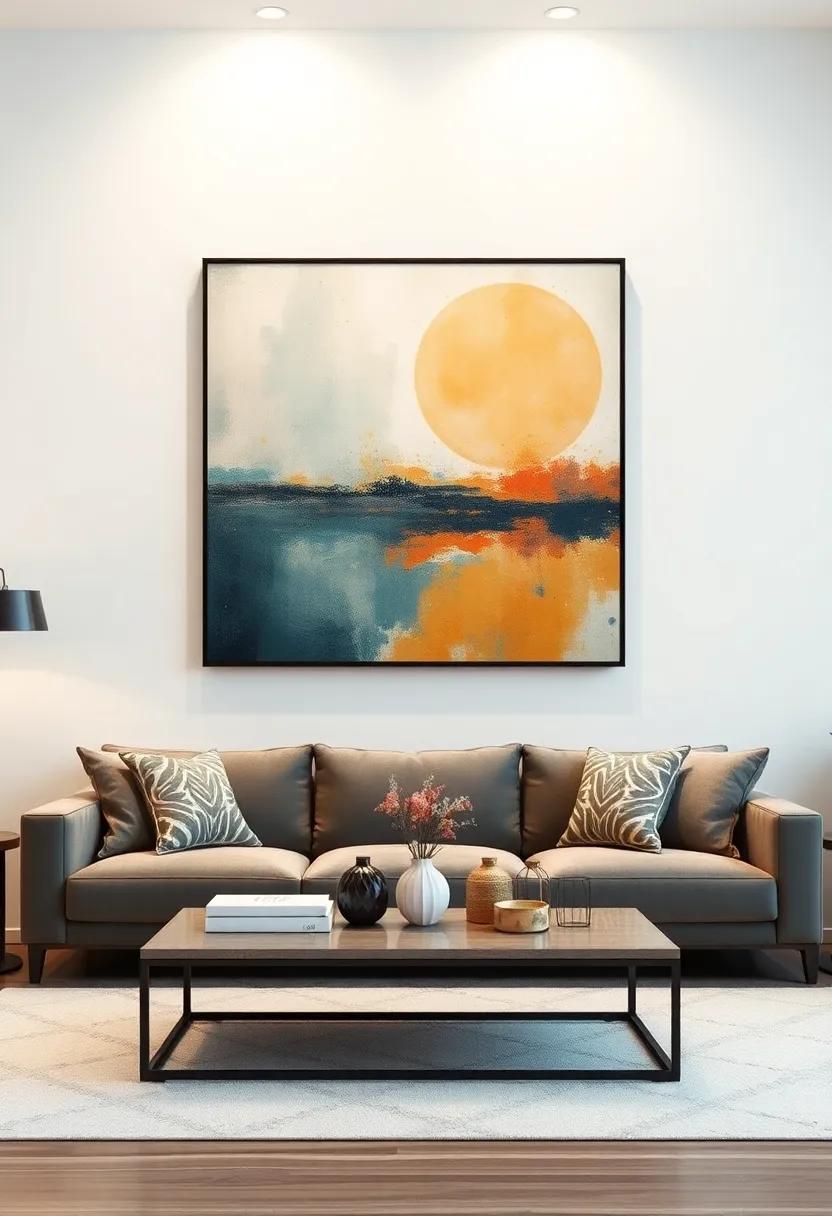 Personal Artistic Creations: don’t shy ⁢away from displaying your own artwork. A large self-created piece adds authenticity and personal ⁤touch to​ your living⁢ room decor