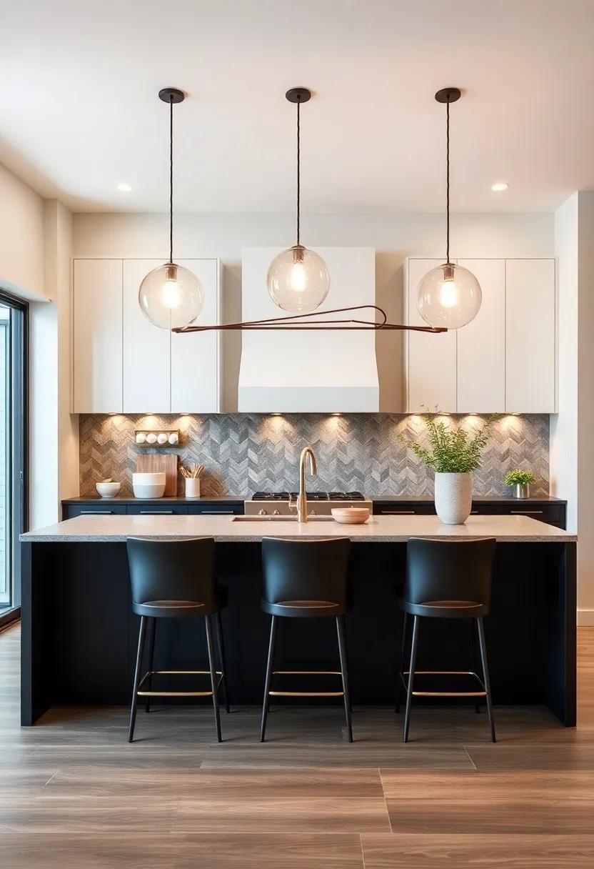 Artisan Lighting Fixtures: Choose pendant lights or chandeliers that reflect your personal style, serving ⁤as sculptural ⁢elements that illuminate your kitchen with grace