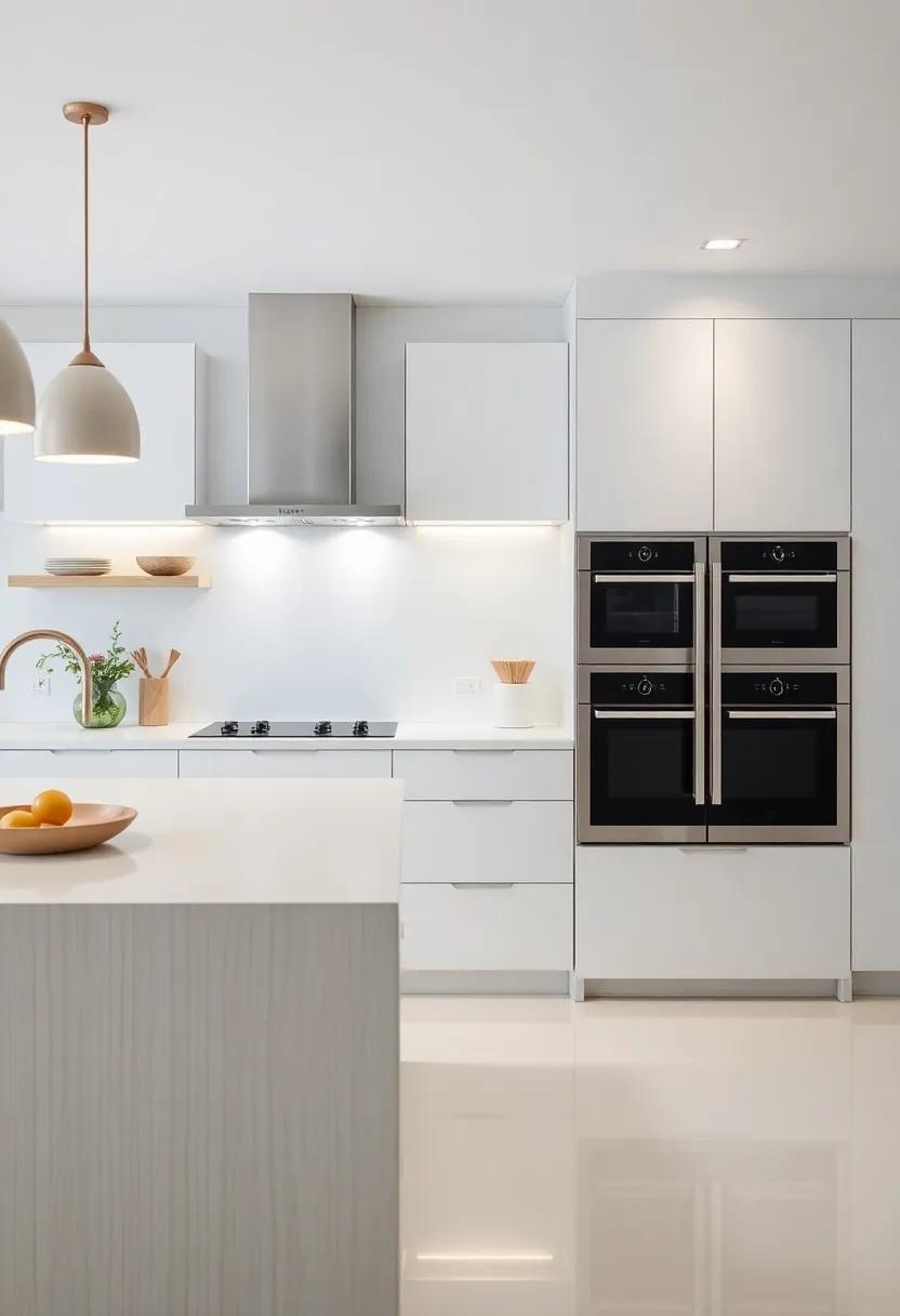 Integrated Smart Appliances: ‌Embrace technology with seamless, smart kitchen appliances that ⁢not only ‌complement your décor⁢ but also enhance functionality