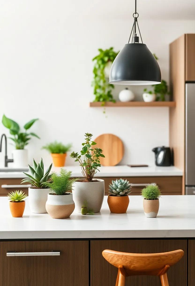 Plant-Based Decor: Introduce greenery through potted herb gardens or succulent arrangements,‌ promoting a fresh and vibrant ‌atmosphere in your kitchen