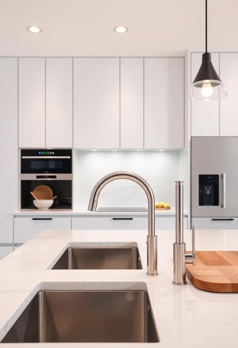Touchless Faucets: Invest in⁤ touchless faucet technology for convenience ⁤and ⁤cleanliness, ⁢bringing a modern twist⁢ to‍ your luxurious kitchen