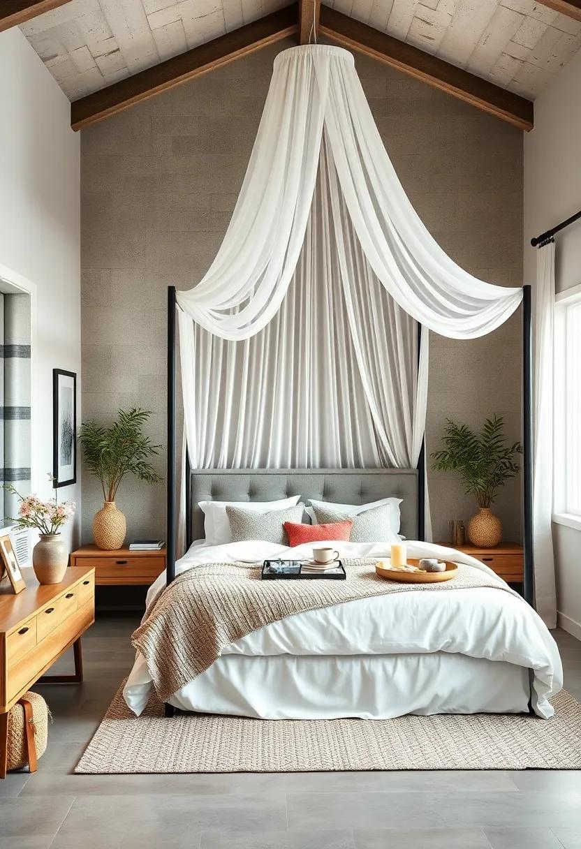 cozy Canopy: Hang a⁣ sheer canopy over your bed to create⁤ a ⁢romantic and ‍inviting nook,perfect ⁣for tranquility and⁣ relaxation