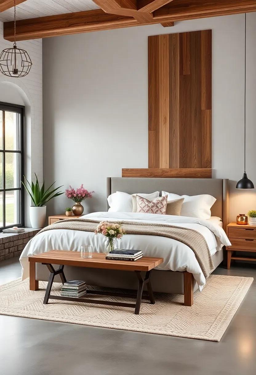 reclaimed Wood Accents: Use ⁣reclaimed wood for headboards, ‍bedside tables,⁤ or accent​ walls to give your bedroom a story and ⁣a sense of sustainability
