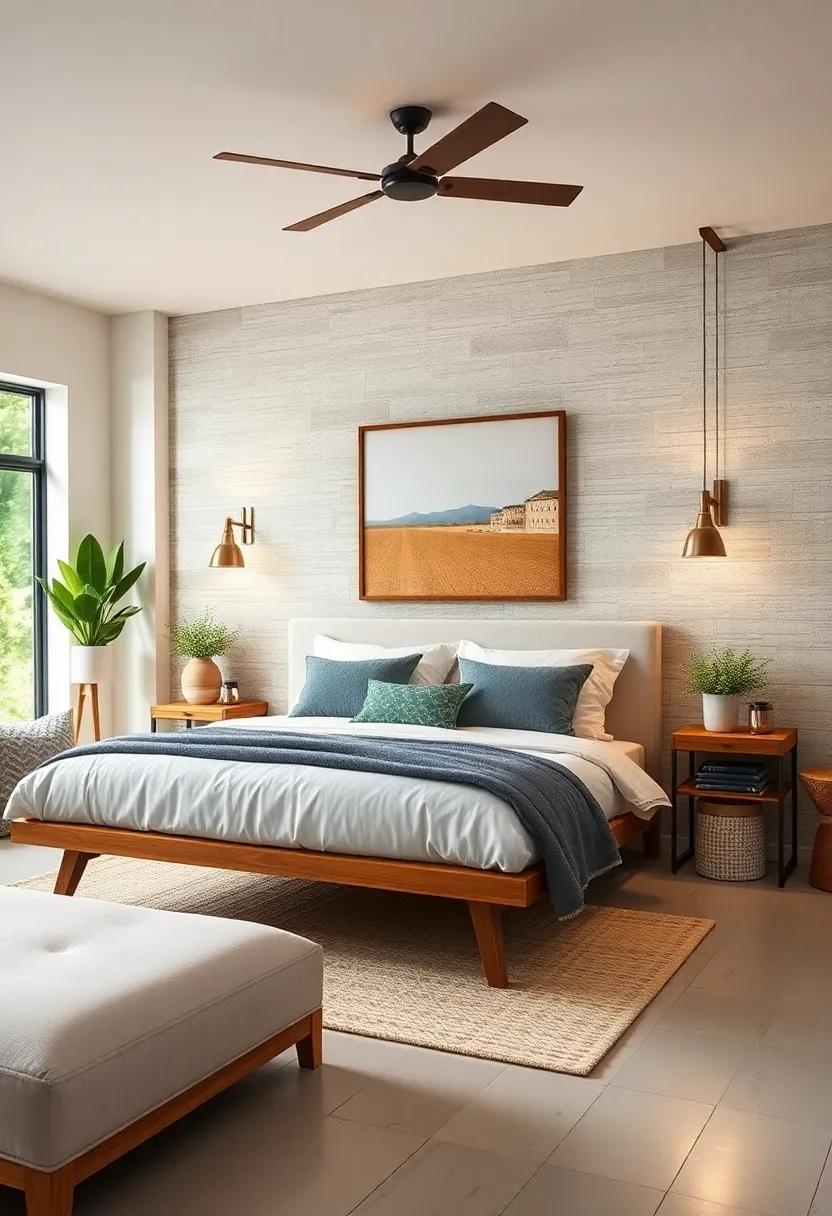 Wall-Mounted Nightstands: Implement wall-mounted nightstands to⁤ conserve floor space⁢ while maintaining a cozy, uncluttered aesthetic