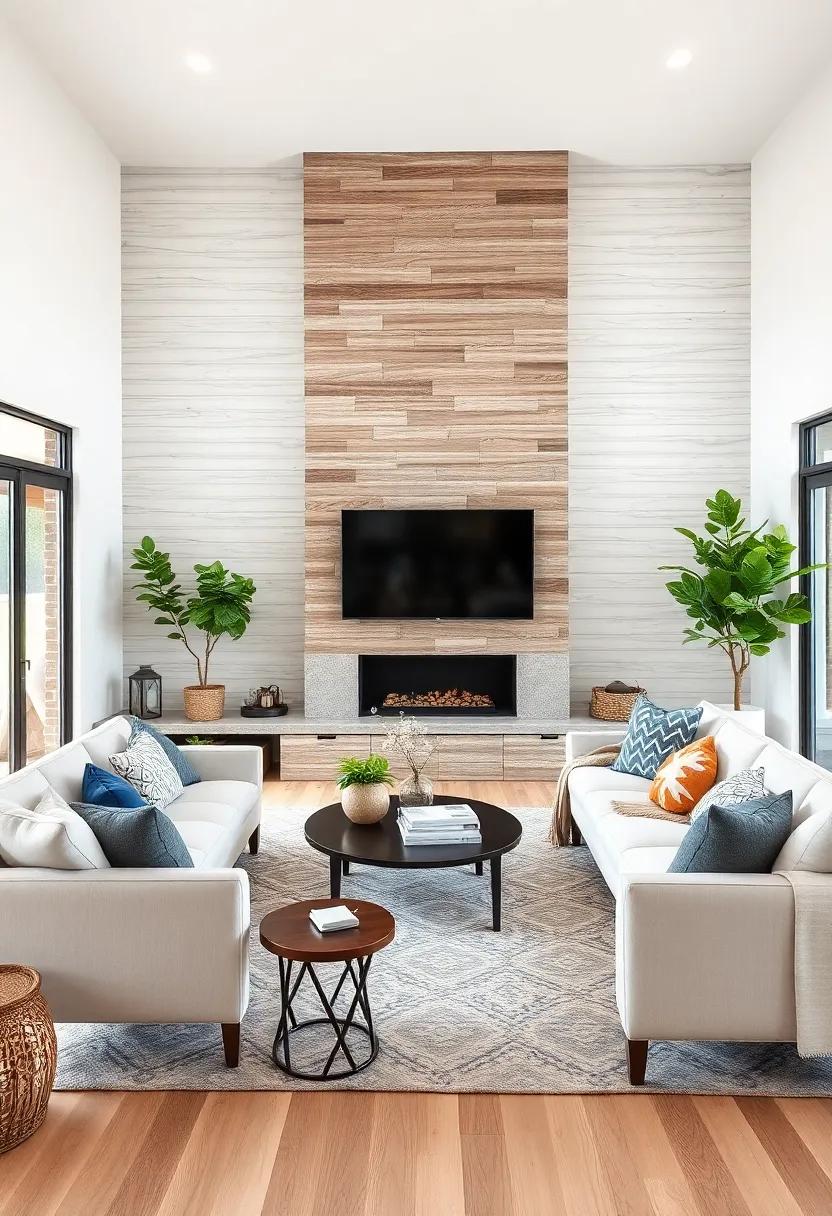 Accent Walls:⁣ Create an accent⁢ wall with shiplap or reclaimed barn wood, adding texture and a rustic⁤ charm ‍that complements modern elements