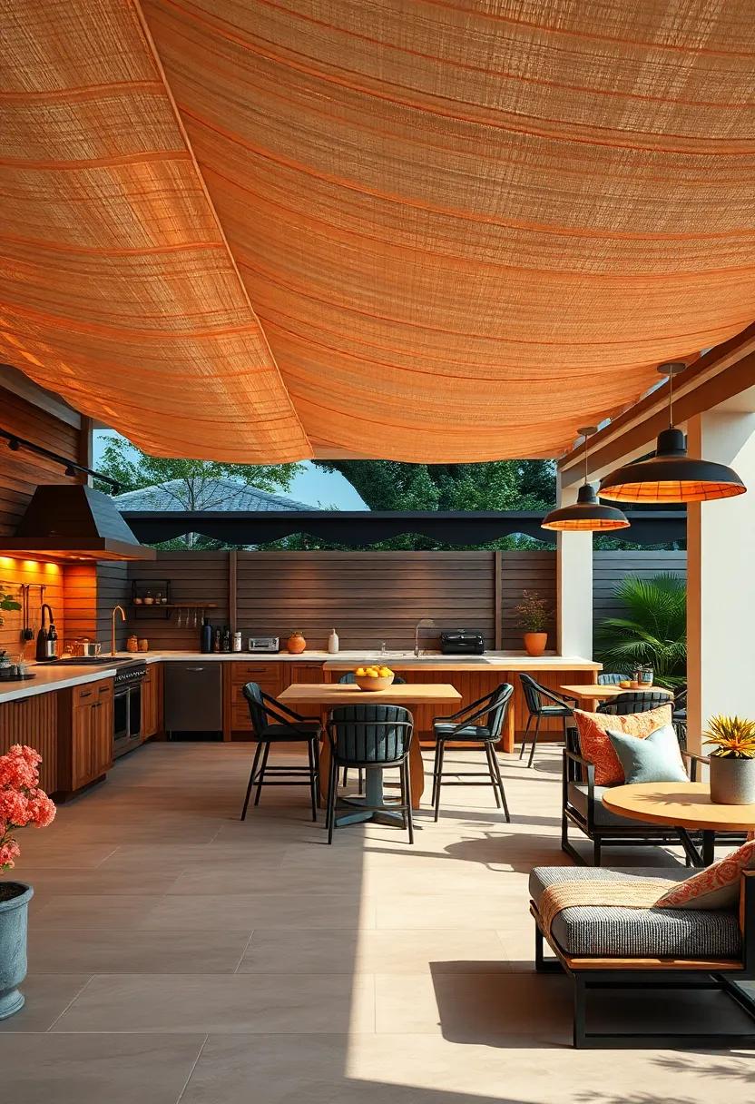 Choose a bar area with retractable awnings ​to provide shade during the ​day⁤ and cozy warmth by external heaters at night, ensuring comfort year-round