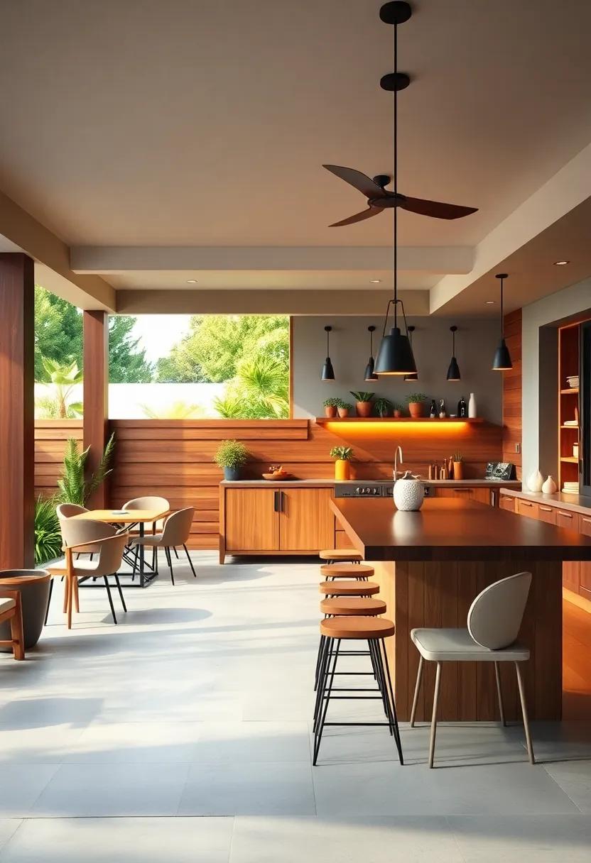 Make ⁣your outdoor⁤ bar family-friendly by including lower seating options for kids, ensuring that everyone can enjoy meals together, no matter their height