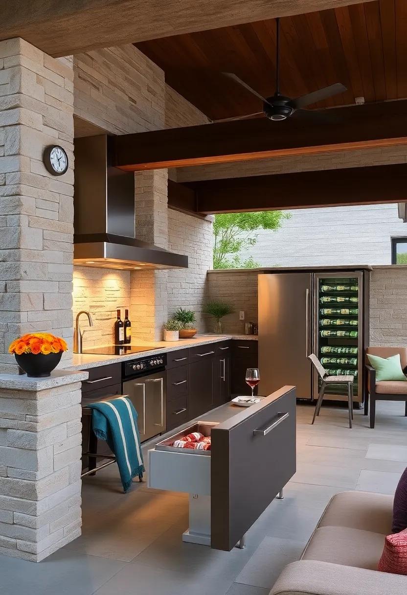 Add​ a Touch of Luxury:⁤ Consider ⁣a Modular ⁤Outdoor Refrigerator Drawer⁣ for Fine Wines ⁣and Delicacies