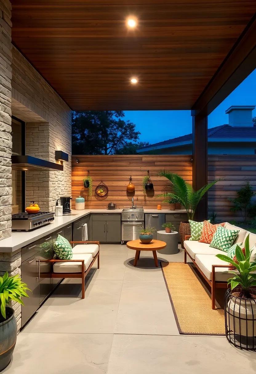 Include a Cozy Dining Nook:​ Create ⁤a Modular Seating Area for al Fresco Dining Under the Stars