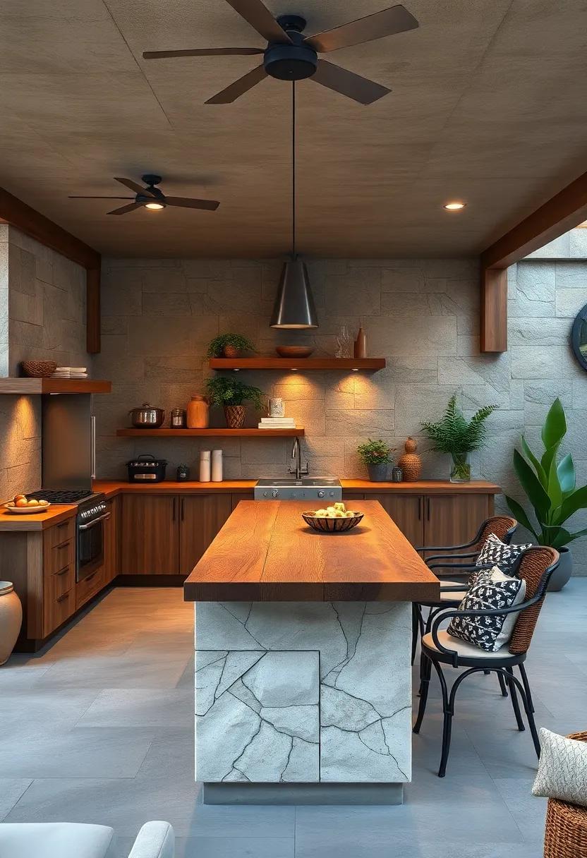 Install a ⁣Rustic Wooden‌ Countertop: A Natural Touch That ​Blends Functionality​ and Aesthetic ⁤Appeal