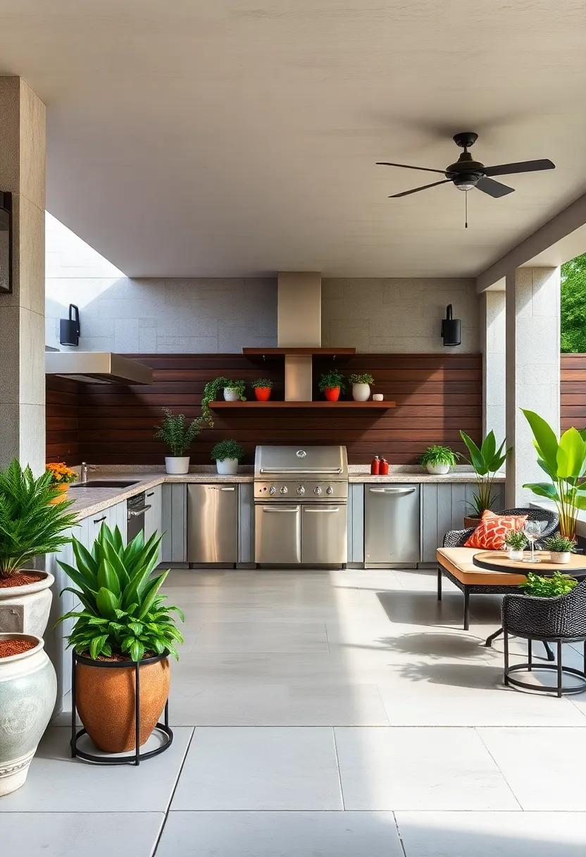 Personalize with Planters: Incorporate Greenery and Herbs‍ to⁣ Enhance Both Aesthetics and​ Flavor