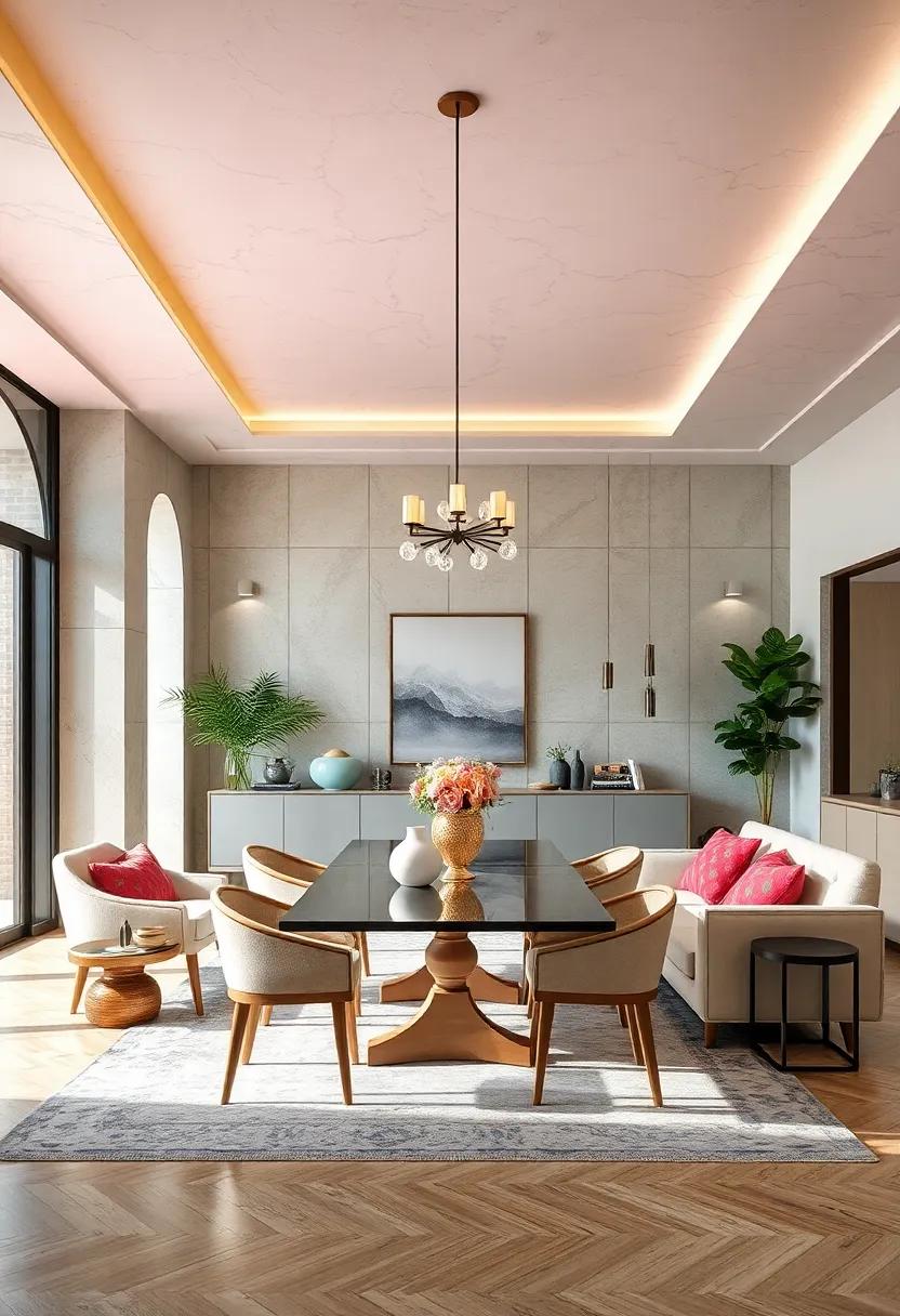 Magical Ceiling Treatments:‍ Elevating Your Space with Subtle Pastel Features