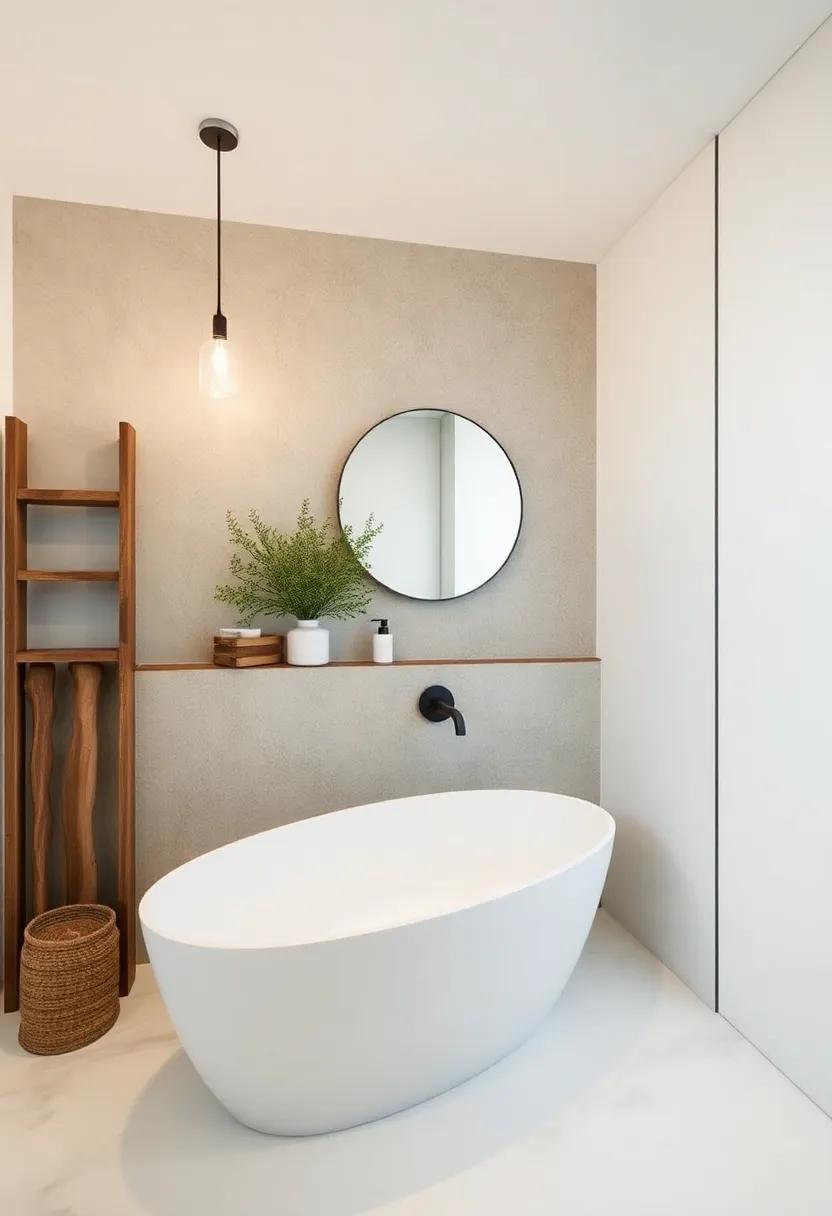 Mixing Modern and Rustic Elements for a Unique Bathroom‌ Identity