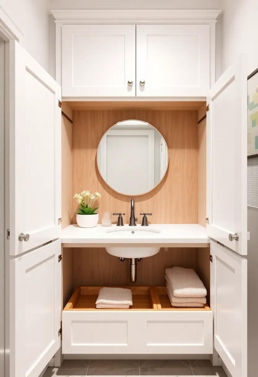 Add‌ built-in drawers beneath the sink​ to take full advantage of otherwise ‌wasted space