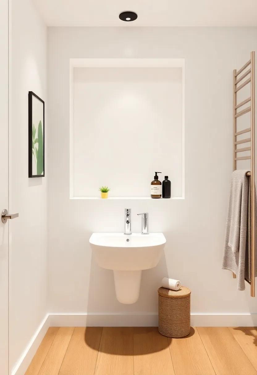 Consider a built-in niche in the⁣ wall⁤ for storing small toiletries, creating a ⁣seamless, modern⁣ look