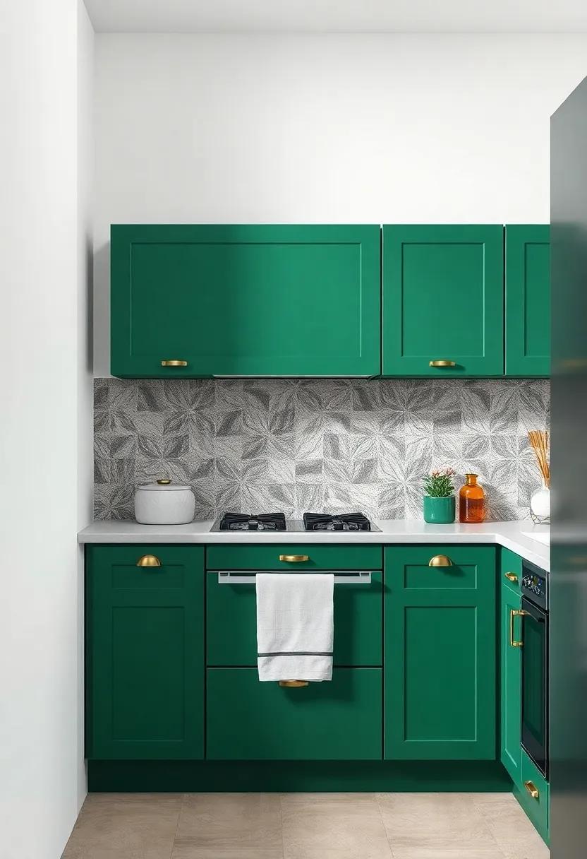Artistic Wall Colors That Pair Harmoniously with Green ​Cabinets