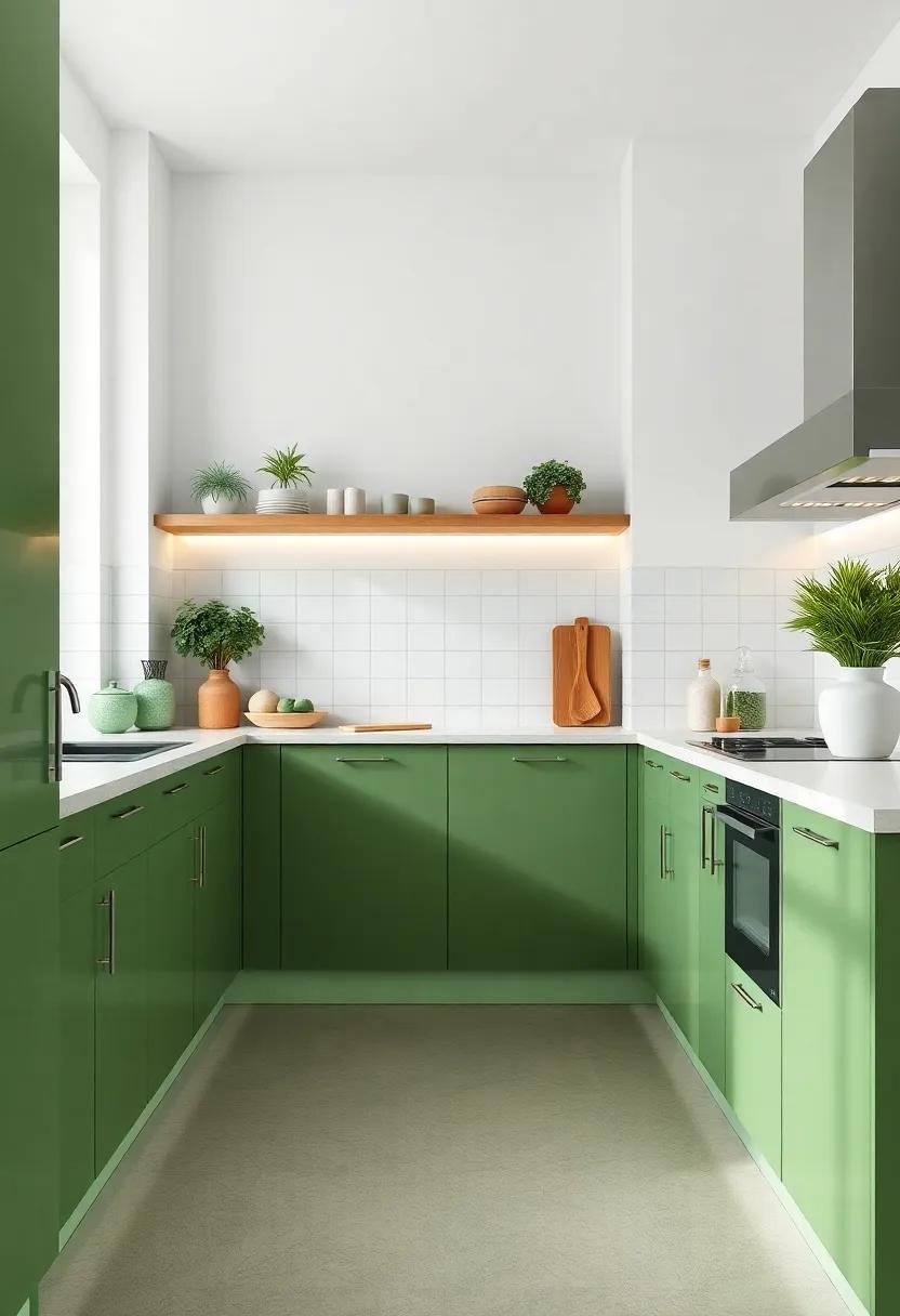 Showcasing⁤ Eco-Friendly Choices​ in Green‍ Cabinetry⁤ Options