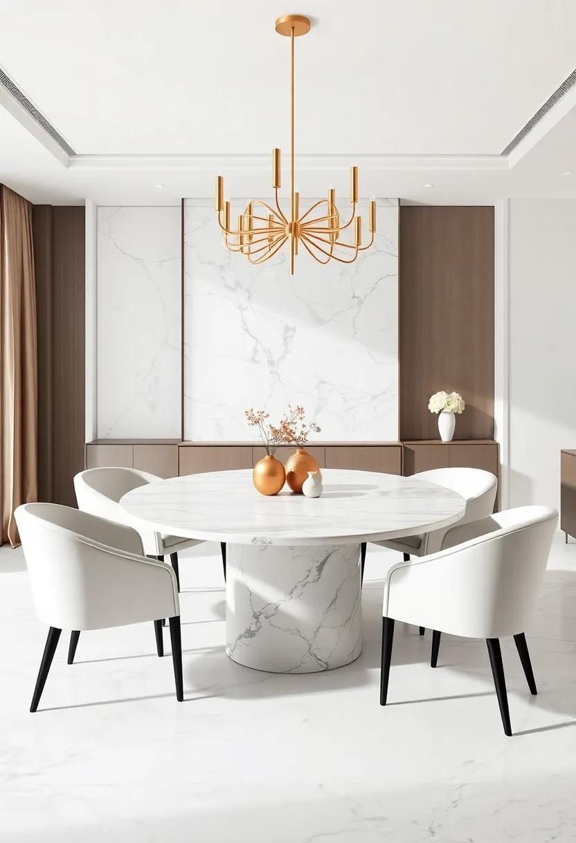 Crafting a Statement Piece: Marble as a Focal ⁤Point in Dining Furniture