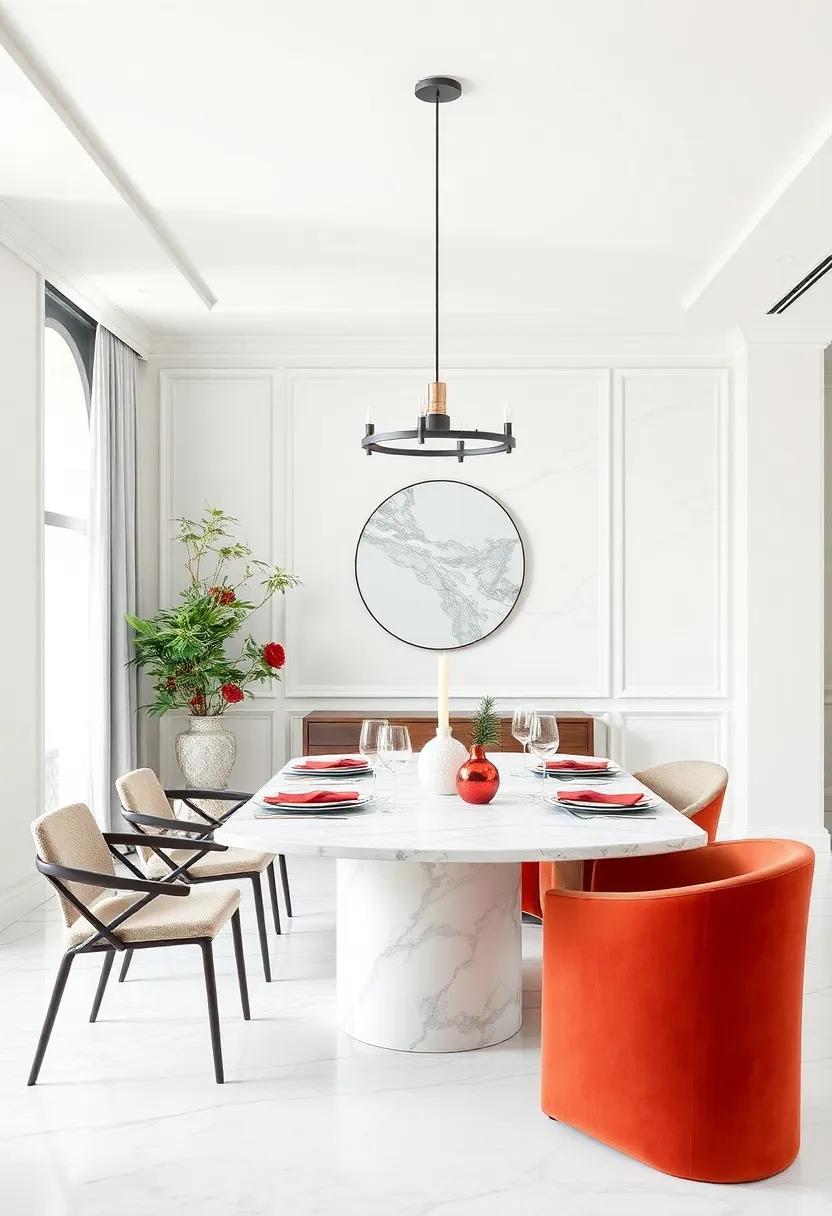 Seasonal ⁢Décor: How Marble complements Festive Table Settings