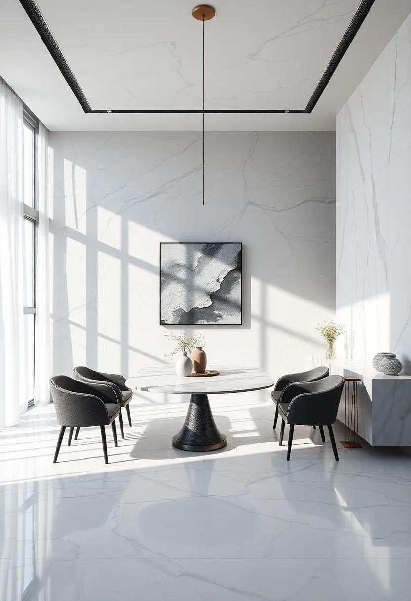 Natural⁤ Light Play: The Reflective Qualities of Marble Enhancing Ambiance