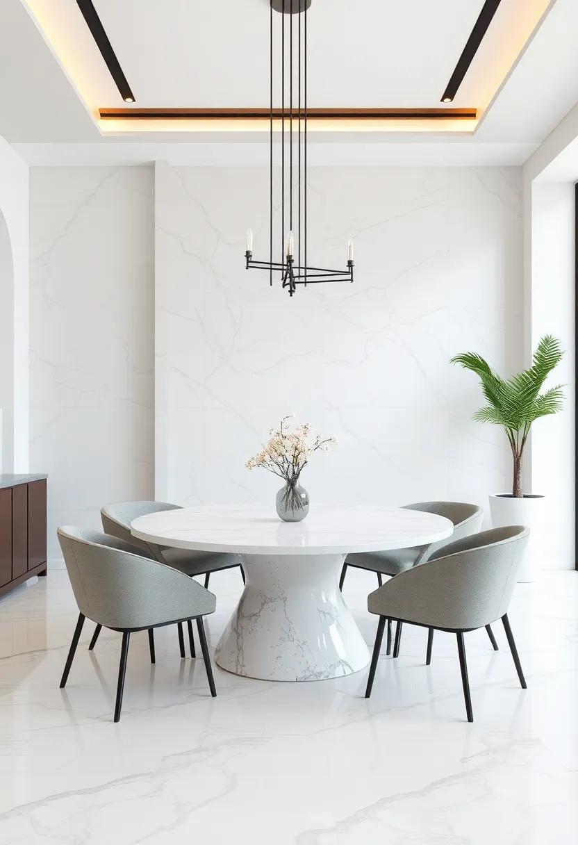 Luxury⁢ underfoot: Marble Flooring​ Transforming Dining Areas