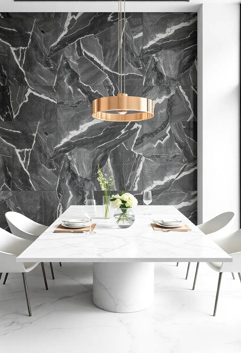 Culinary ⁣Inspiration: Setting a Marble Table for⁣ Unforgettable Dinners
