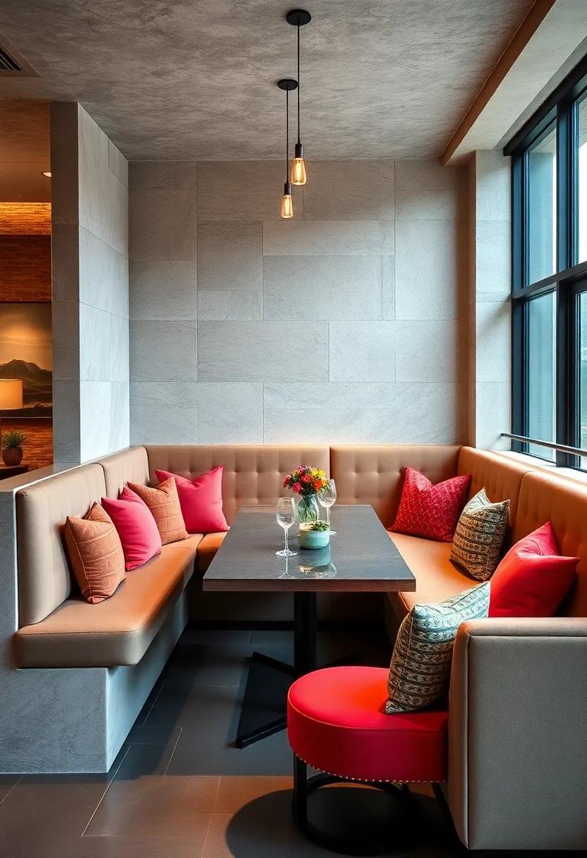 Beautiful Bar Seating: Incorporate bar-height banquettes that allow for ⁤casual dining and ‌gatherings while saving space