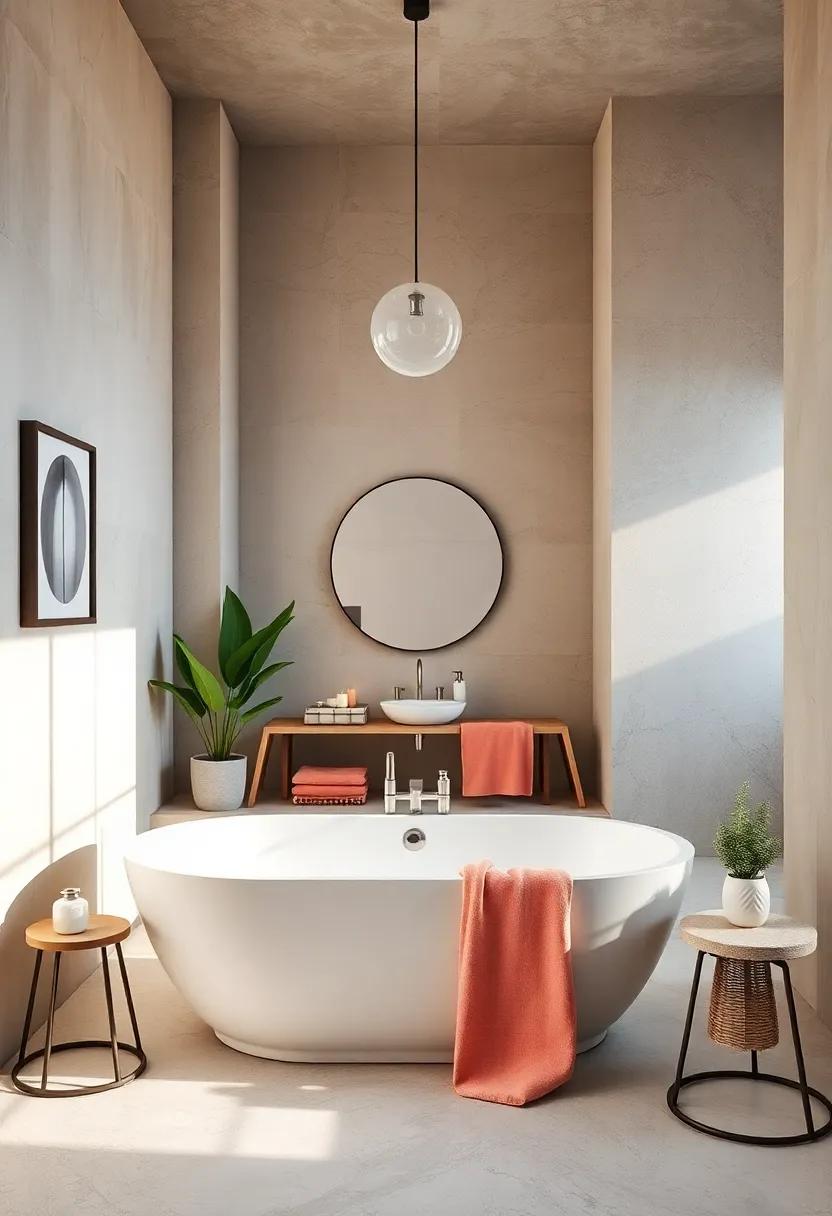 Soft ⁢Tones: Use pastel ⁤colors and soft‍ textures around ‌your bathtub to create⁤ a ‌soothing,⁤ approachable ⁢environment