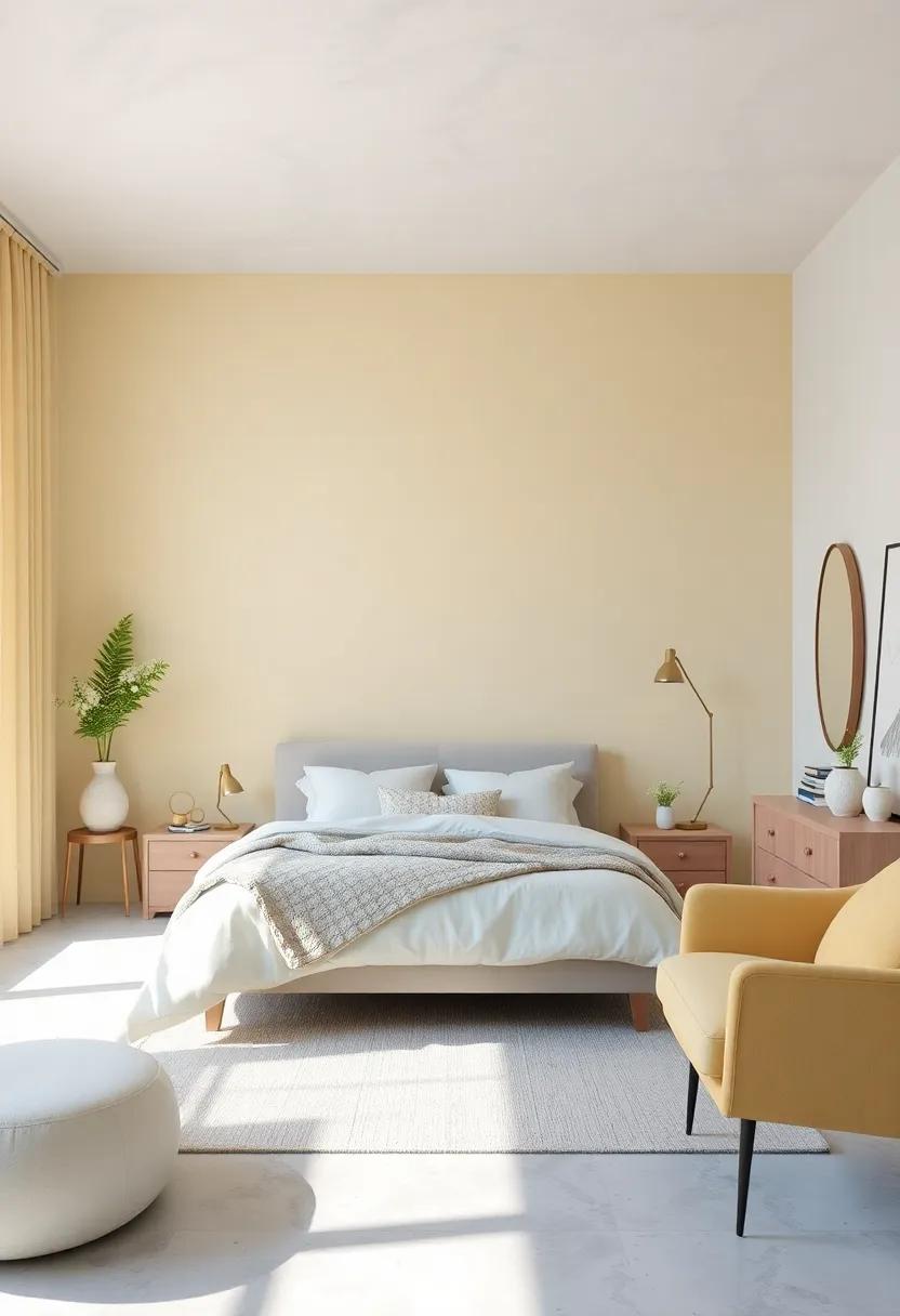 pale ‌Yellow ‍and Sky Blue: A ⁤cheerful pairing of pale yellow and‍ sky blue can infuse positivity while ⁢maintaining a soft and serene vibe