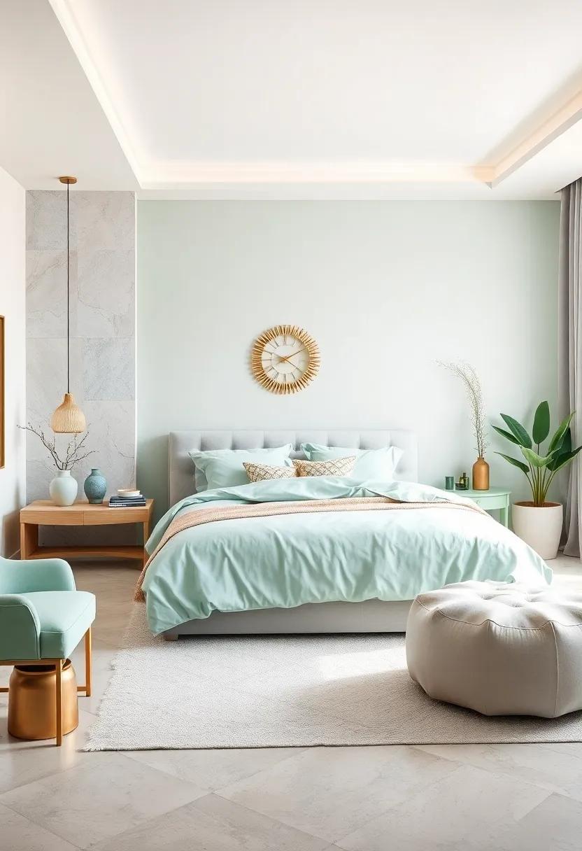 soft Mint and Pearl White: Craft a serene getaway⁤ with soft mint complemented by pearl⁤ white, wrapping you in a ​delightful embrace