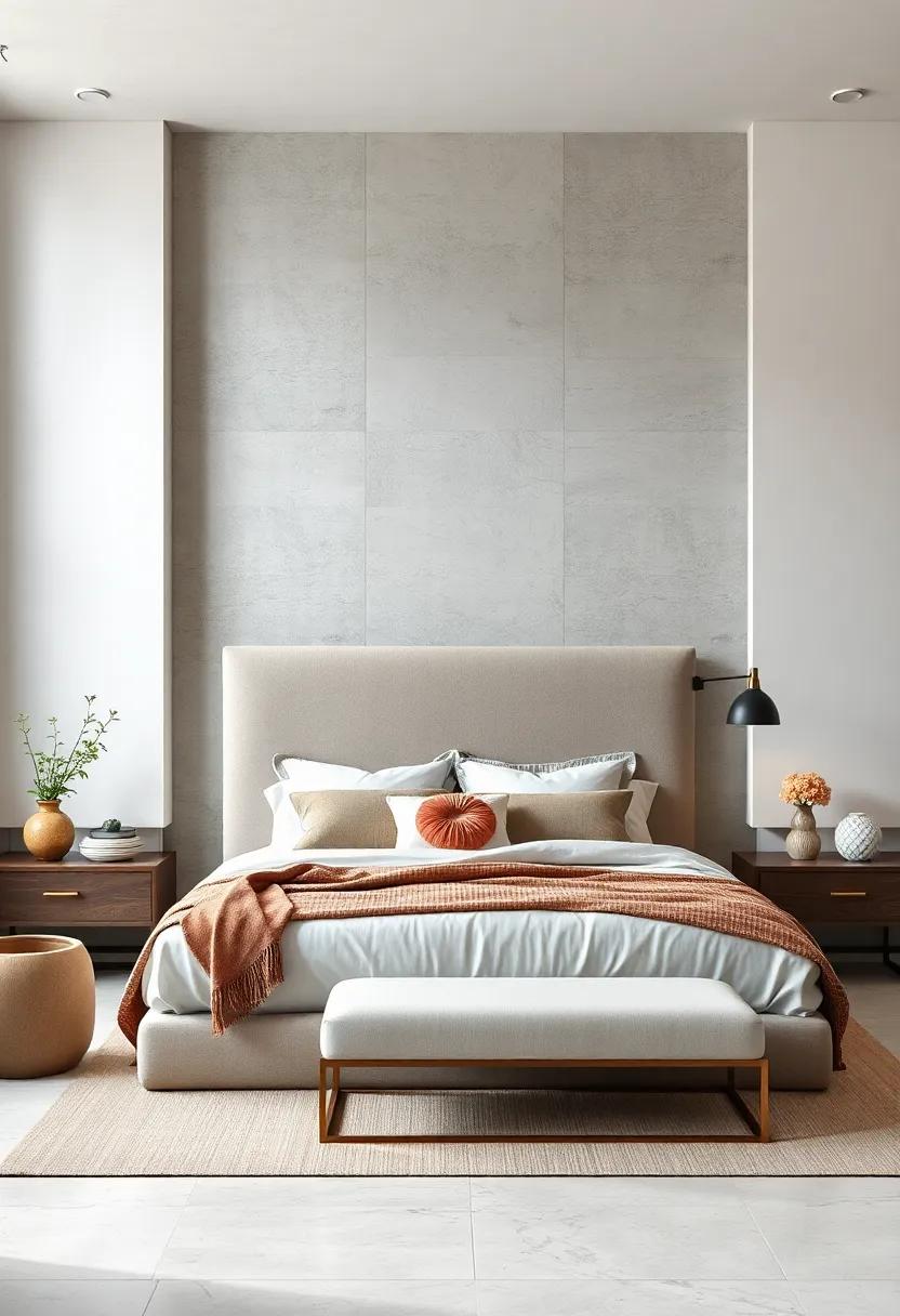 Minimalist ⁣Elegance: A simple,low headboard in a high-quality fabric exudes sophistication without overwhelming the‍ space