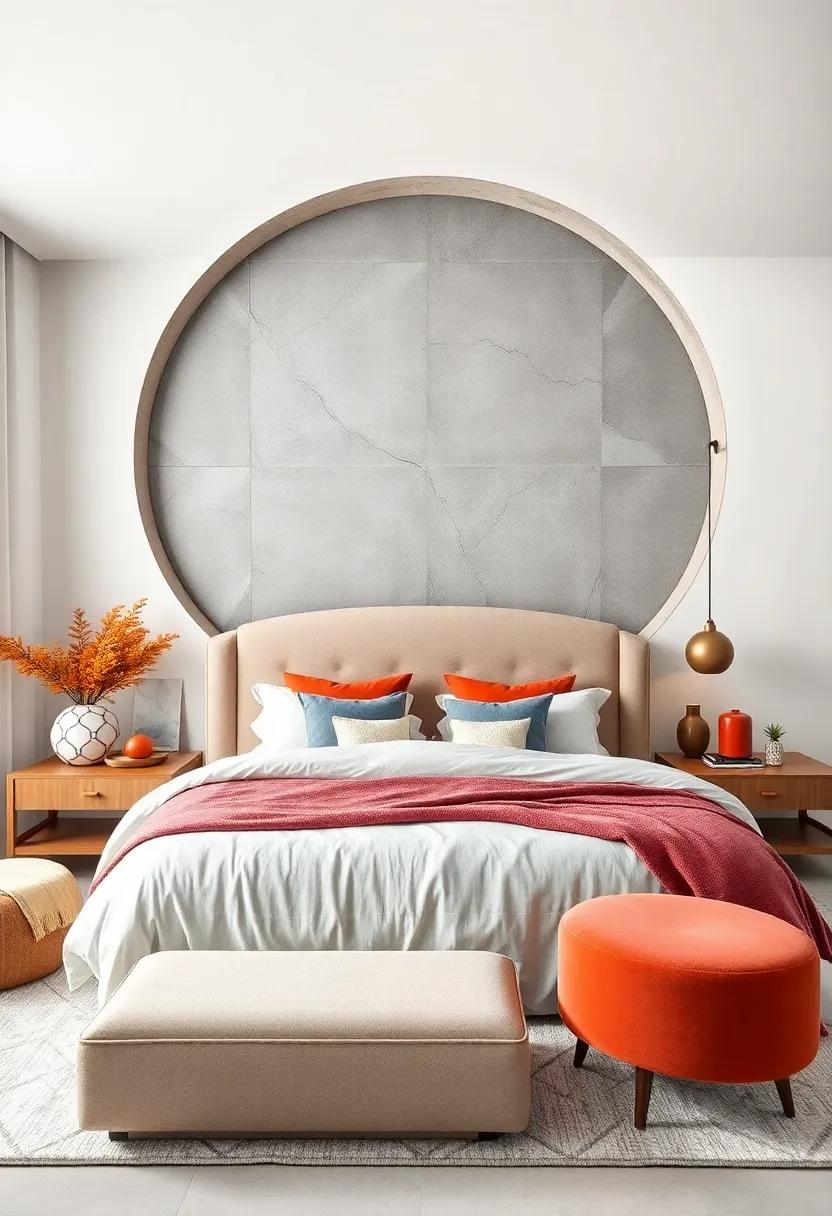 Statement Shape: An oversized circular headboard draws the eye and ‌adds drama, redefining the ​dimensions⁢ of⁤ your bedroom