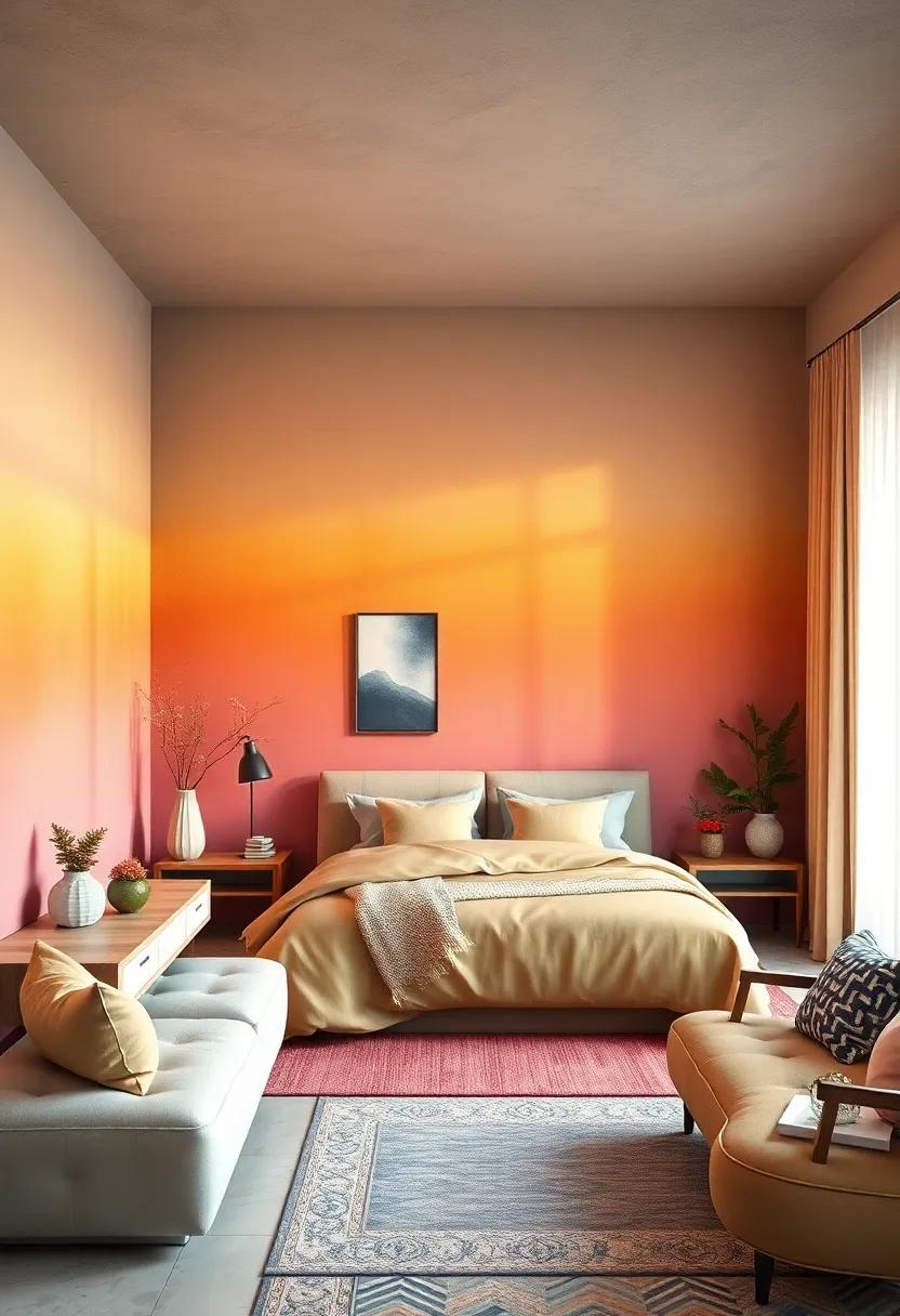 Ombre ⁣Blend: Create‌ a dreamy ombre effect with layered colors that⁤ fade into one another,⁤ invoking⁢ a serene and calming​ environment