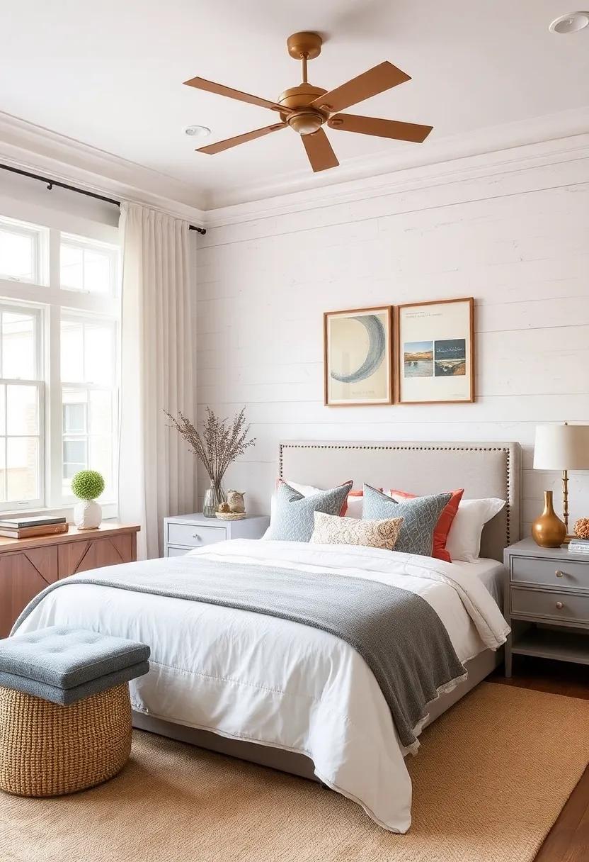 cozy Shiplap: Install shiplap ⁣panels painted with a textured ⁢finish to create a warm, inviting‍ feel reminiscent ‌of cozy coastal homes