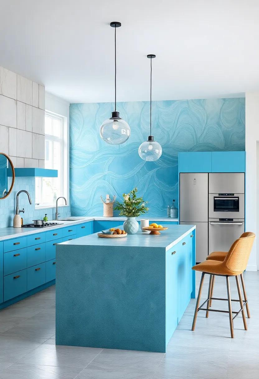 Ocean Breeze: Light aqua shades reminiscent of⁣ ocean waves can⁤ create an uplifting, breezy atmosphere‍ that promotes ‌creativity‌ in your cooking space