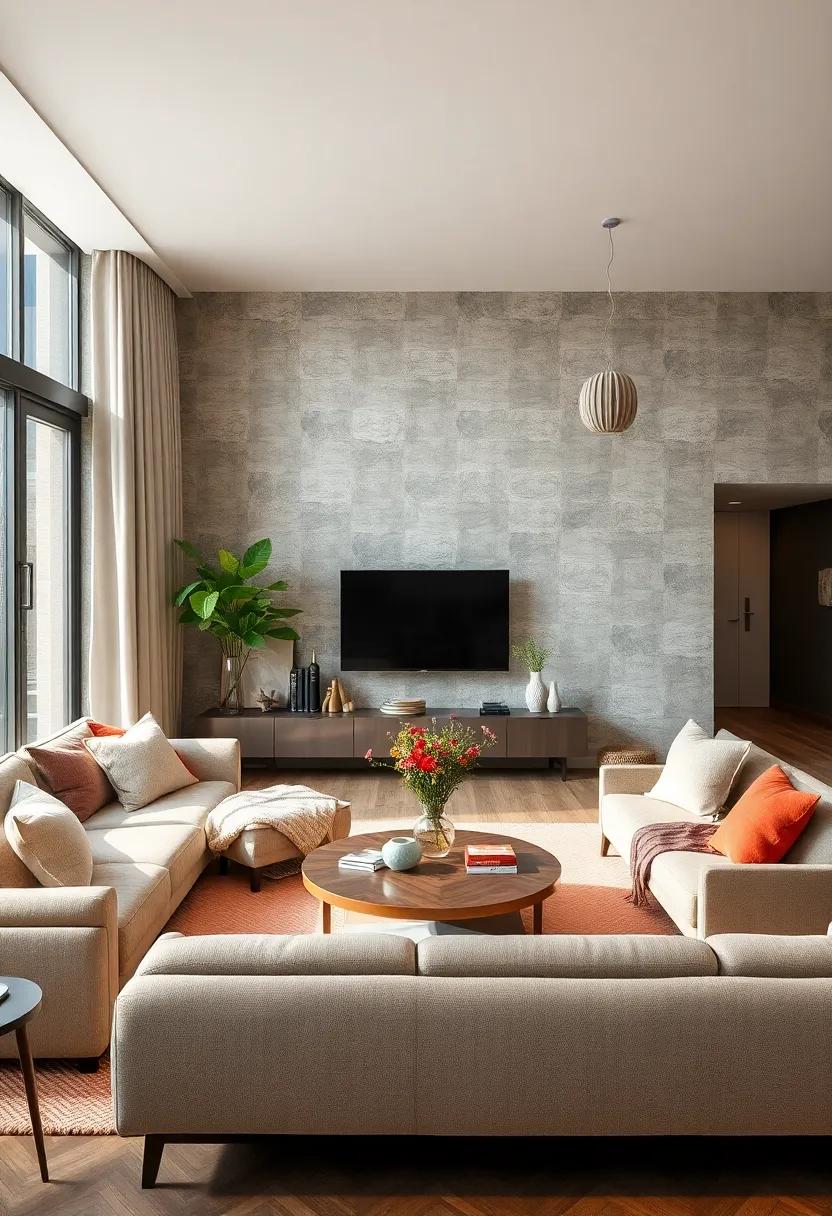 Mix Textures:​ Combine different materials like wood, metal, and ‌textiles to add ⁤dimension and visual interest